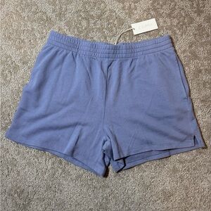 Z Supply Light Blue Cotton Athletic Shorts with pockets